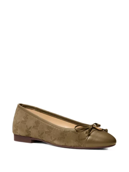 Balerini Michael Kors cu funde verde