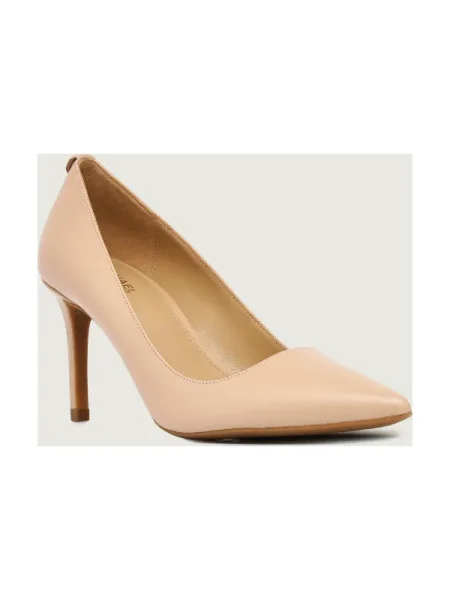 Pantofi Michael Kors din piele bej