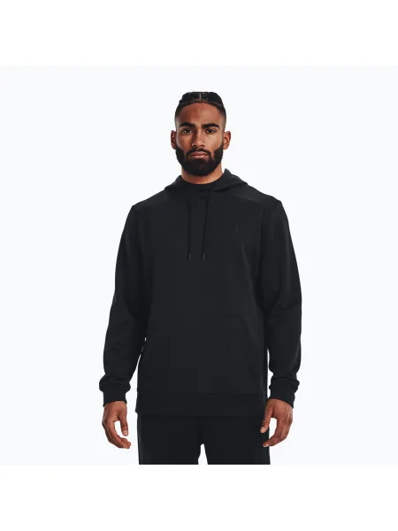 Under Armour Armour Fleece Hoodie мъжки суитшърт за тренировки черен