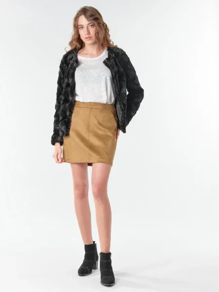 Sukňa Vero Moda hnedá