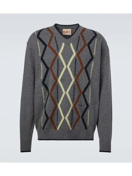 Pulover Plan C de lână gri