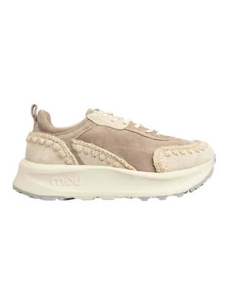 Sneakersy Mou beżowe
