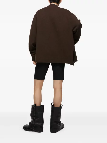 Cardigan Acne Studios cu broderie maro