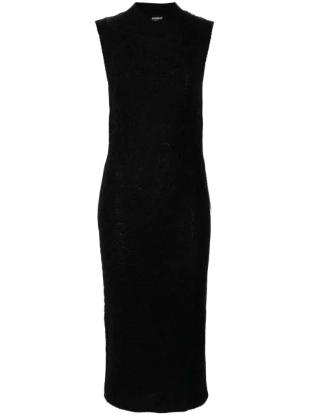 Rochie midi Dondup până la genunchi de costum negru
