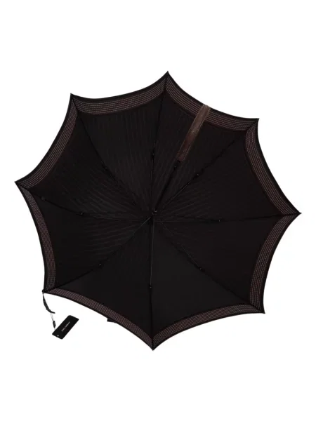 Parasol Dolce And Gabbana skórzany klasyczny brązowy