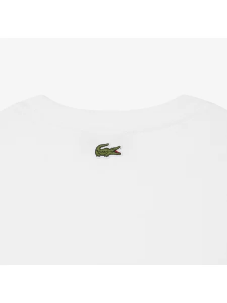 Lacoste T-Shirt Z Nadrukiem biały