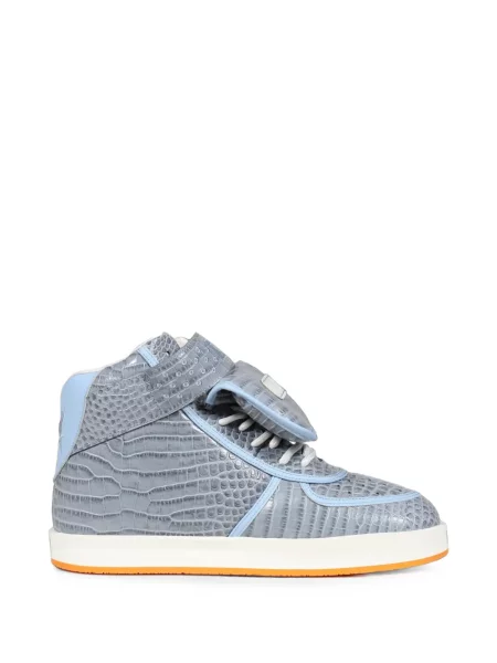 Sneakerși Pdf cu șireturi din dantelă albastru