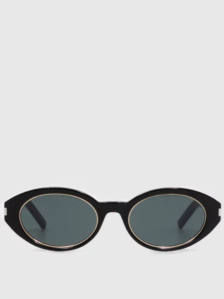 Сонцезахисні окуляри Rim Saint Laurent чорні