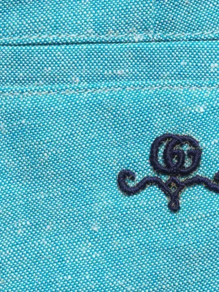 Spodnie dziecięce Gucci niebieskie