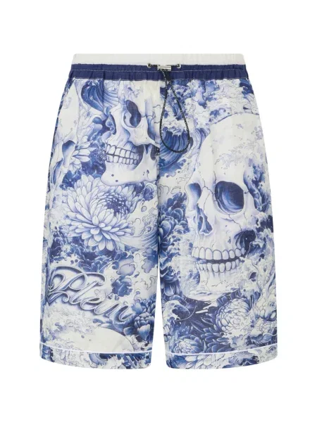 Pantaloni scurți Philipp Plein albastru