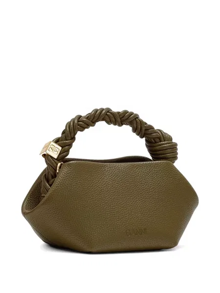 Geantă shopper Ganni verde