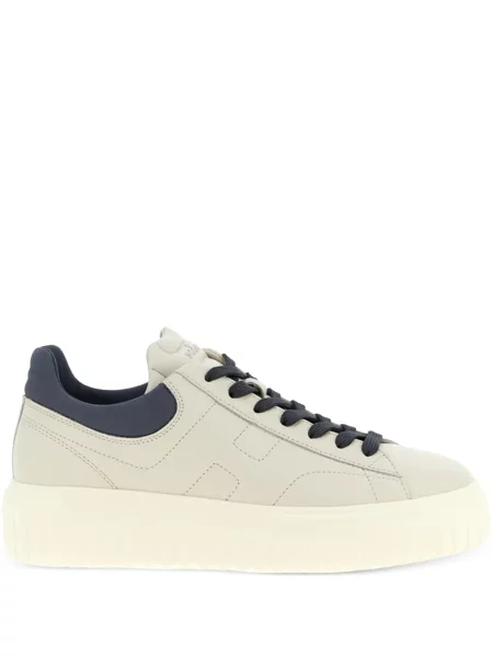 Sneakerși Hogan din piele cu dungi