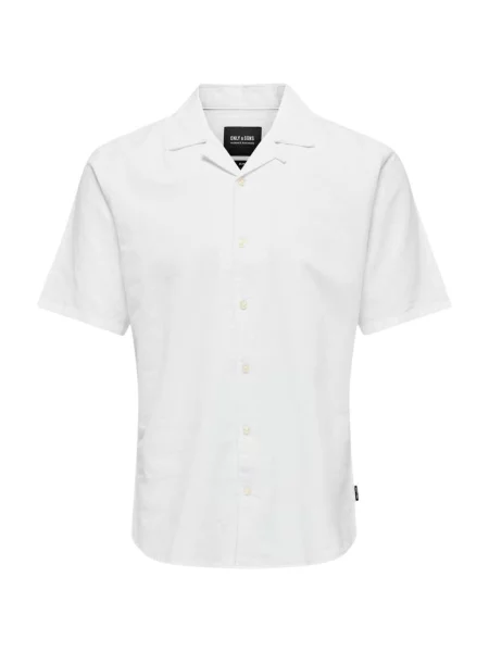 Only & Sons Cămașă CAIDEN murdar alb