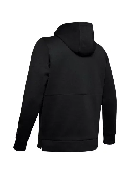 Fleecová mikina s kapucňou Under Armour čierna