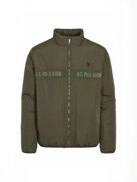 U.S. POLO ASSN. Geacă de primăvară-toamnă UMJustin verde
