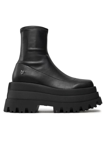 Ботильоны Naked Wolfe на платформе черные