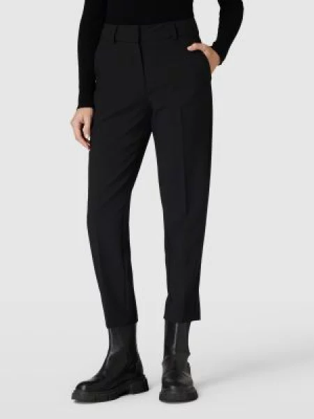 Spodnie materiałowe w kant model ‘RITA-RIA’ Selected Femme czarne
