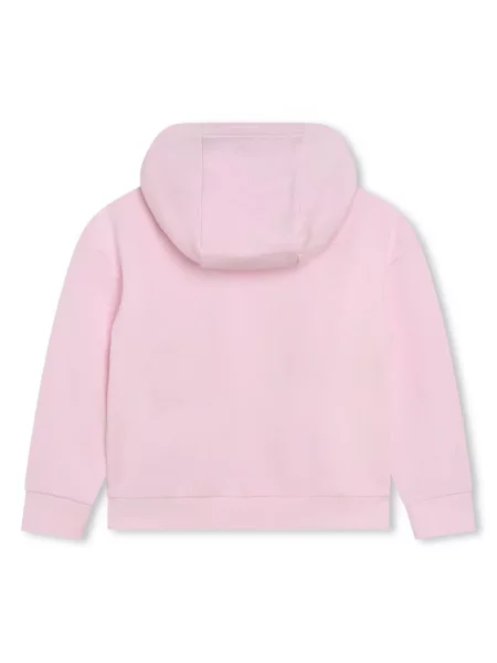 Bluza z kapturem dziecięca Michael Kors różowa