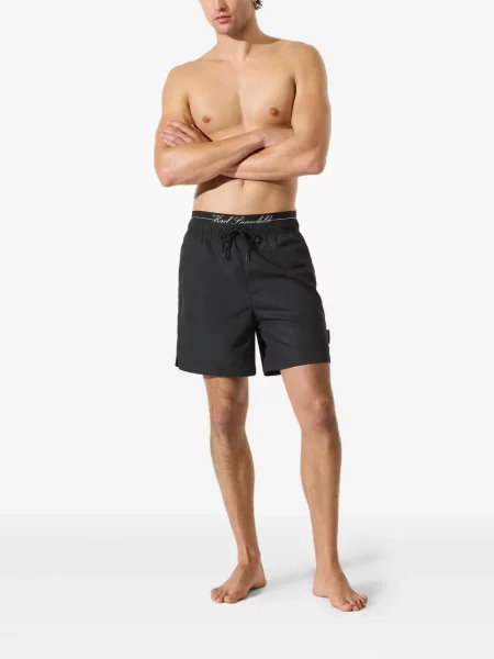 Slip de baie Karl Lagerfeld negru