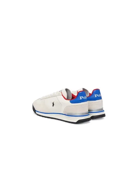 Polo Ralph Lauren Nízke tenisky VARICK modrá / tmavočervená / čierna biela