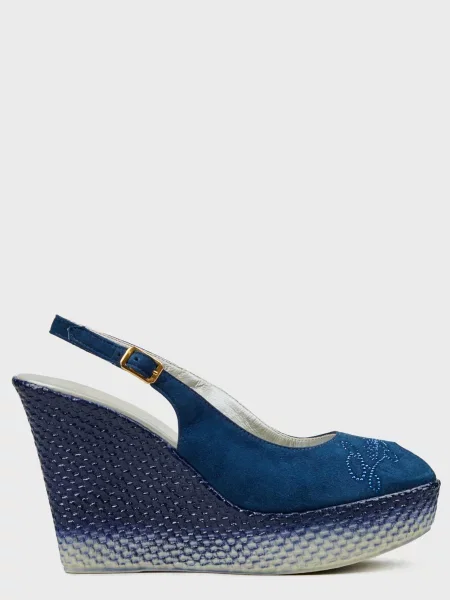 Босоножки Luigi Traini синие