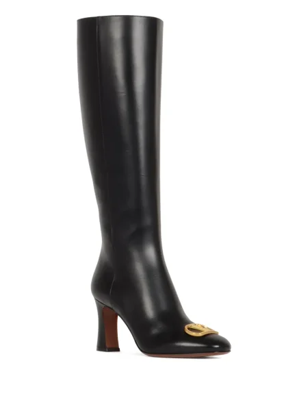 Botine Valentino Garavani din piele negru