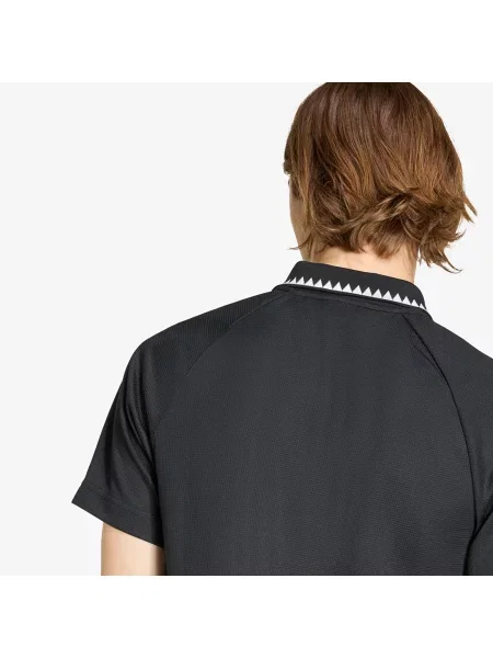 Тениска adidas Chest Stripes Slim Polo Black XXL черно