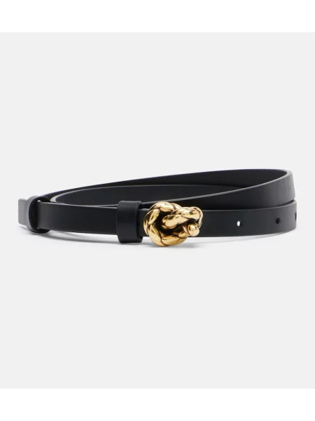 Curea Bottega Veneta din piele negru