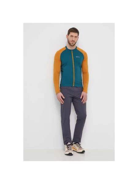 Jack Wolfskin bluza sportowa Gravex zielona