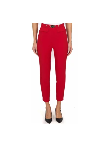 Spodnie Elisabetta Franchi czerwone