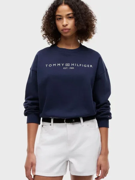 Світшот Tommy Hilfiger з лого синій