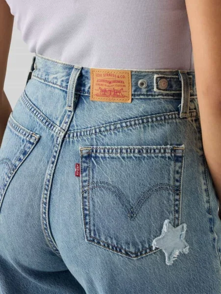 Jeansy o kroju loose fit z czystej bawełny model CINCH BAGGY' Levi's niebieskie