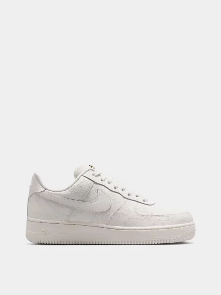 Шкіряні Кросівки повсякденні NIKE AIR FORCE 1 07 PREM+ білий