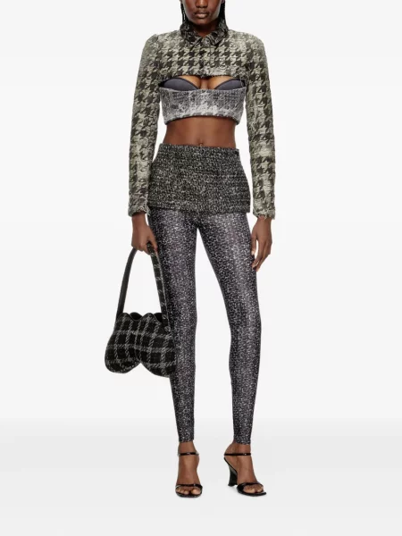 Leggings Diesel szürke