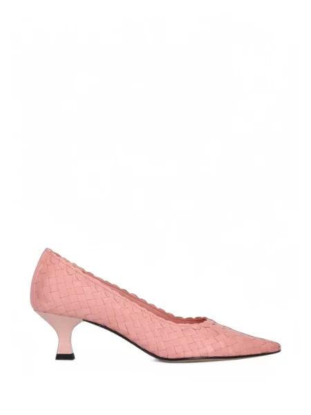 Pantofi cu toc La Rose roz