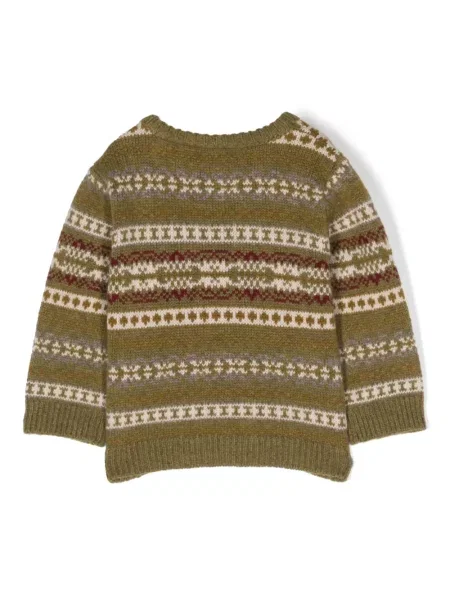 Sweter dziecięcy Bonpoint zielony