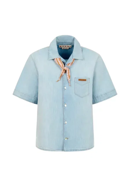 Риза Marni синьо