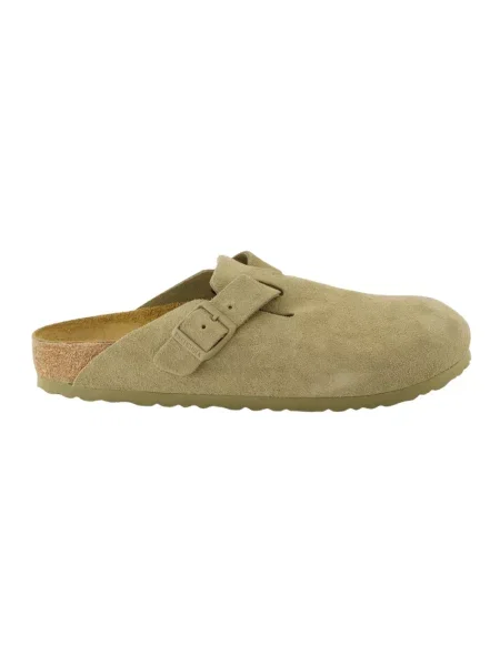 Birkenstock Klapki Boston Leve Zielony beżowe