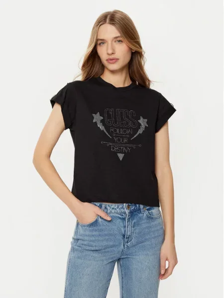 Guess T-Shirt czarny