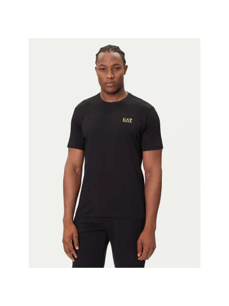Emporio Armani Póló Regular Fit fekete