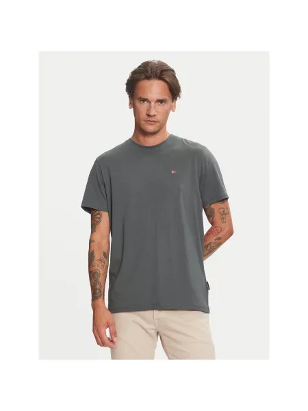 Napapijri T-Shirt Salis Regular Fit πράσινο