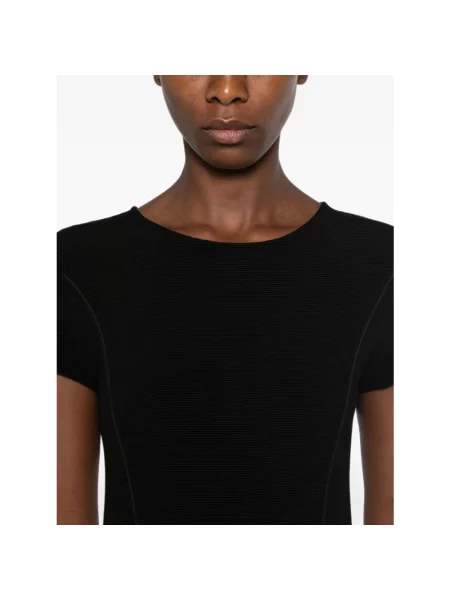 Sukienka midi Emporio Armani czarna