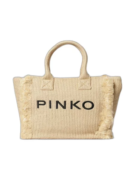 Shopperka Pinko beżowa