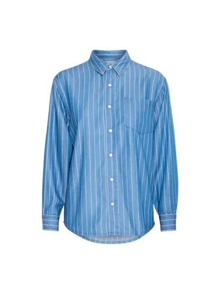 Koszula Ichi w paski niebieska