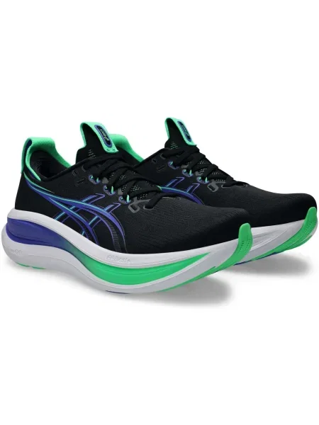 Pánske bežecké topánky ASICS Gel-Nimbus 28 black/cobalt burst čierna