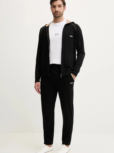 Спортивные штаны Boss с аппликацией синие