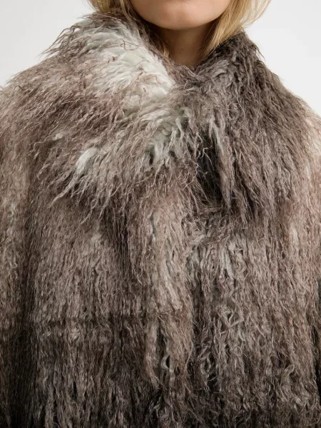Пальто MMC STUDIO FLORO.FUR коричневий