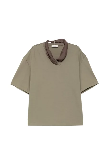 Tricou System cu decolteu în V albastru