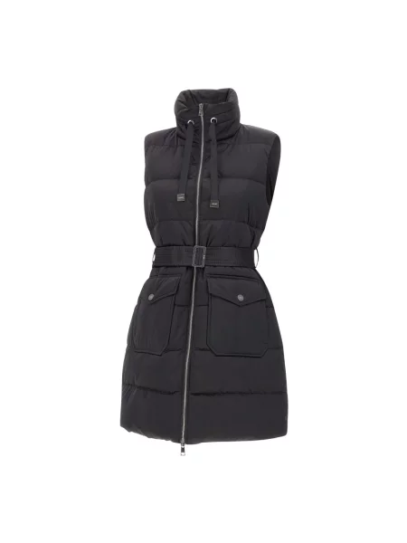 Długa kamizelka Liu Jo ocieplana czarna