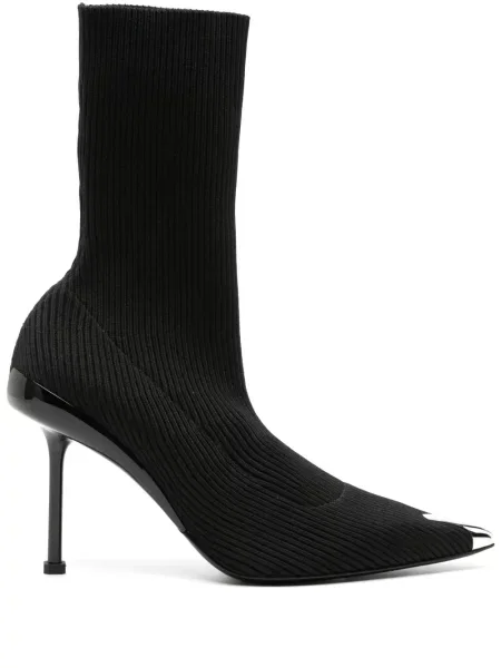 Botine Alexander Mcqueen tricotate negru
